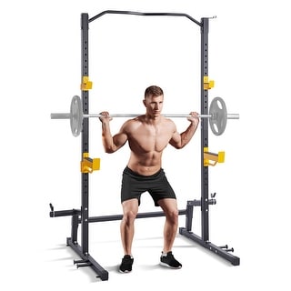 VEVOR Squat Stand Power Rack,Steel Exercise Squat Stand for Home Gym ...