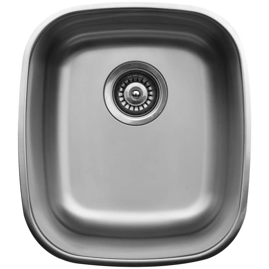 Karran USA U-1517 U Series 14-5/8" Undermount Single Basin Stainless