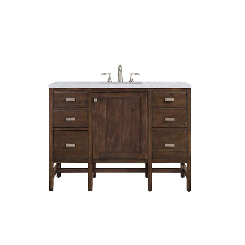 James Martin Vanities Addison 48" Single Vanity, Mid Century Acacia