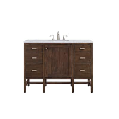 James Martin Vanities Addison 48" Single Vanity, Mid Century Acacia