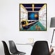 preview thumbnail 15 of 13, iCanvas "Station To Station" by Stefano Pallara Framed|Gold