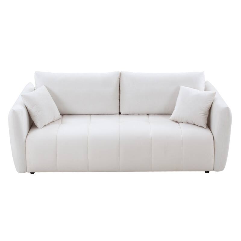 3 seater sofa with 3 Pillows for Living Room - Beige