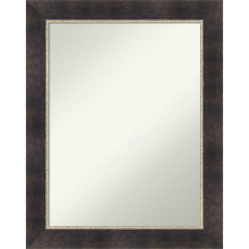 Odin Antique Bronze Non-Beveled Wood Framed Wall Mirror - Odin Antique Bronze