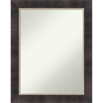 Odin Antique Bronze Non-Beveled Wood Framed Wall Mirror - Odin Antique Bronze