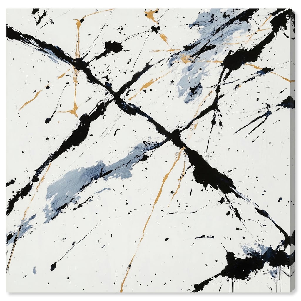 Splintered Impact II Canvas by Art Remedy, Gallery Wrapped
