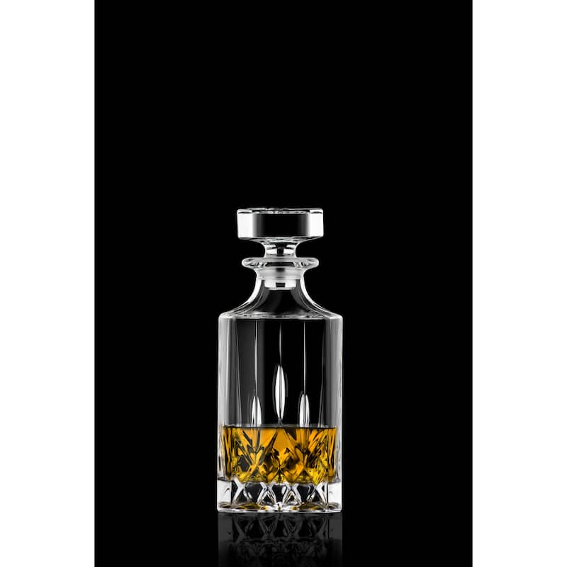 Majestic Gifts Inc Glass Whiskey Decanter W Stopper-25 Oz.-8.6" Height - 8.6" x 3.6"