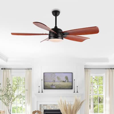 SAFAVIEH Lighting Durden Led Light 57" Ceiling Fan