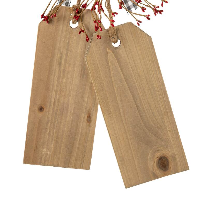 Glitzhome 24"H Wooden Valentine's Day/Patriotic/Americana/Easter Doorknob Hanging Decor