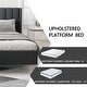 preview thumbnail 22 of 58, Alazyhome Upholstered Platform Bed Frame