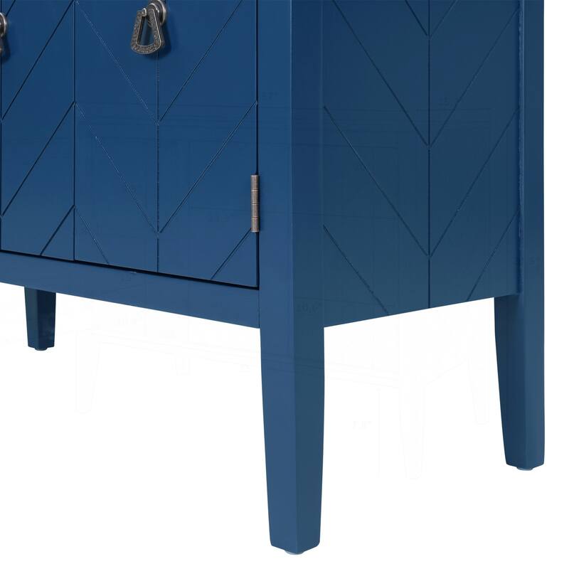 Versatile Adjustable Shelf Sideboard with Sturdy Legs