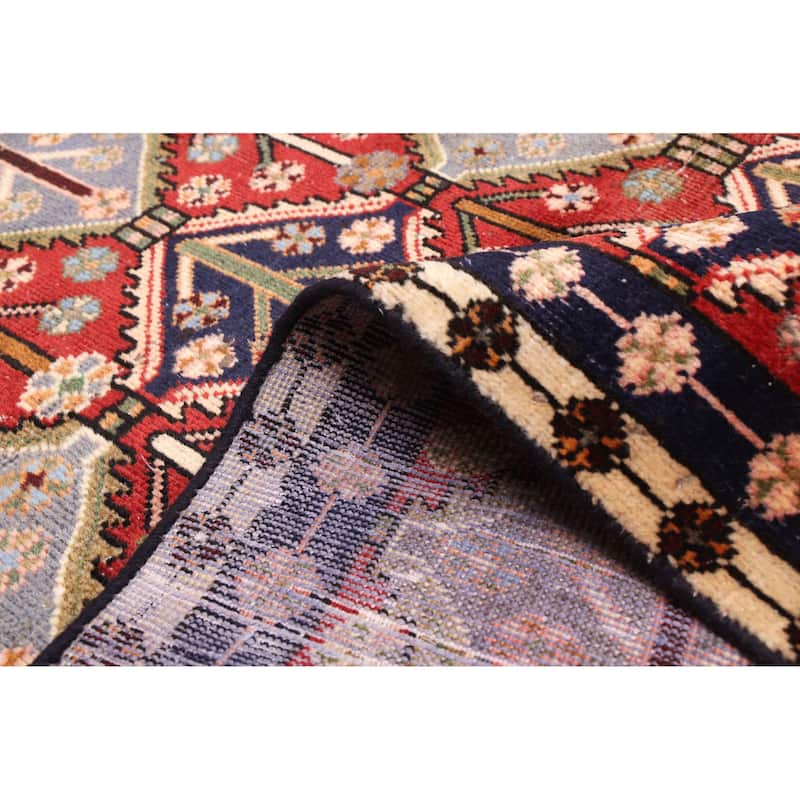 ECARPETGALLERY Hand-knotted Kayseri Vintage Red Wool Rug - 4'5 x 6'5