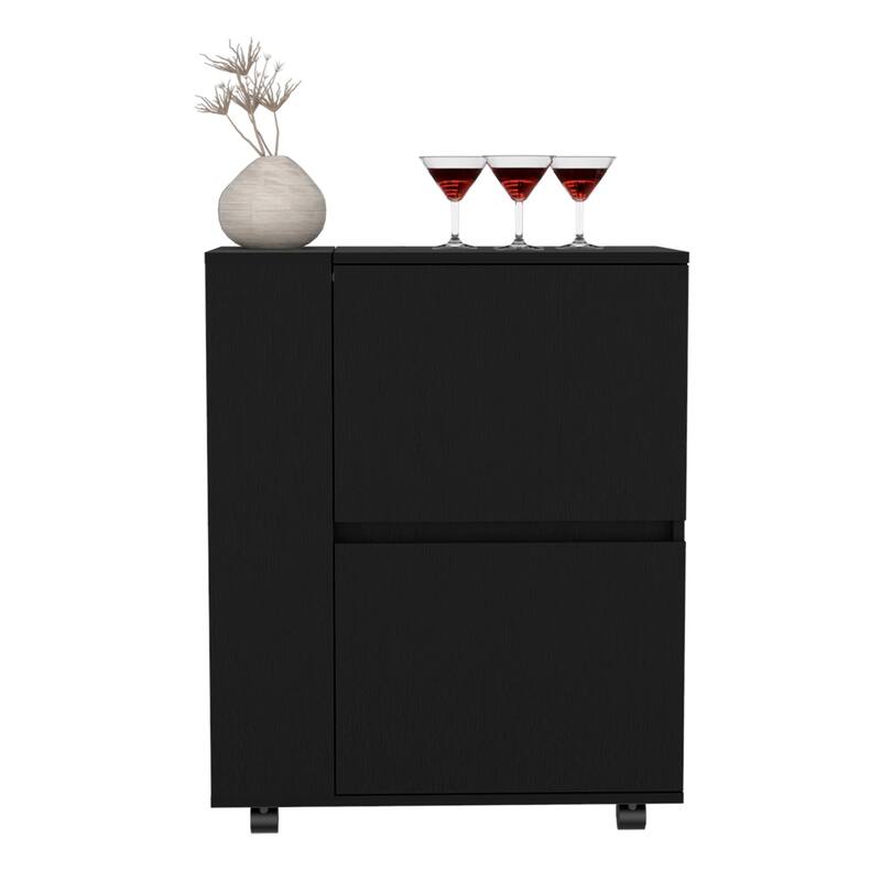 Bar Cart Belleville, Living Room - Black