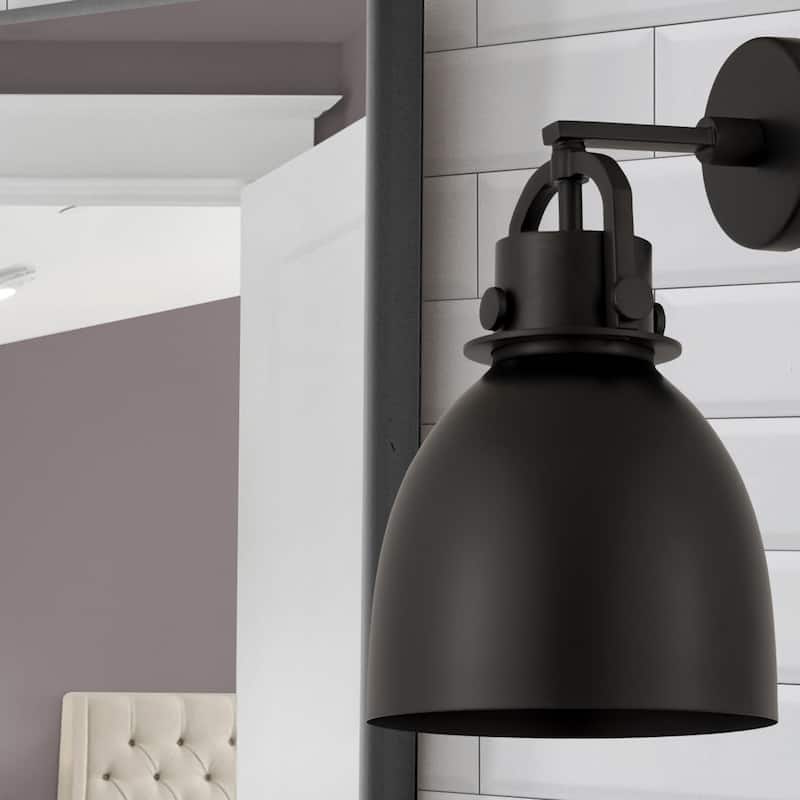 Innovations Lighting Newton Metal Bell - 1 Light 8" Wall-Mounted Sconce