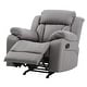 preview thumbnail 24 of 34, Copper Grove Sorgenfri Faux Leather Rocker Recliner Chair