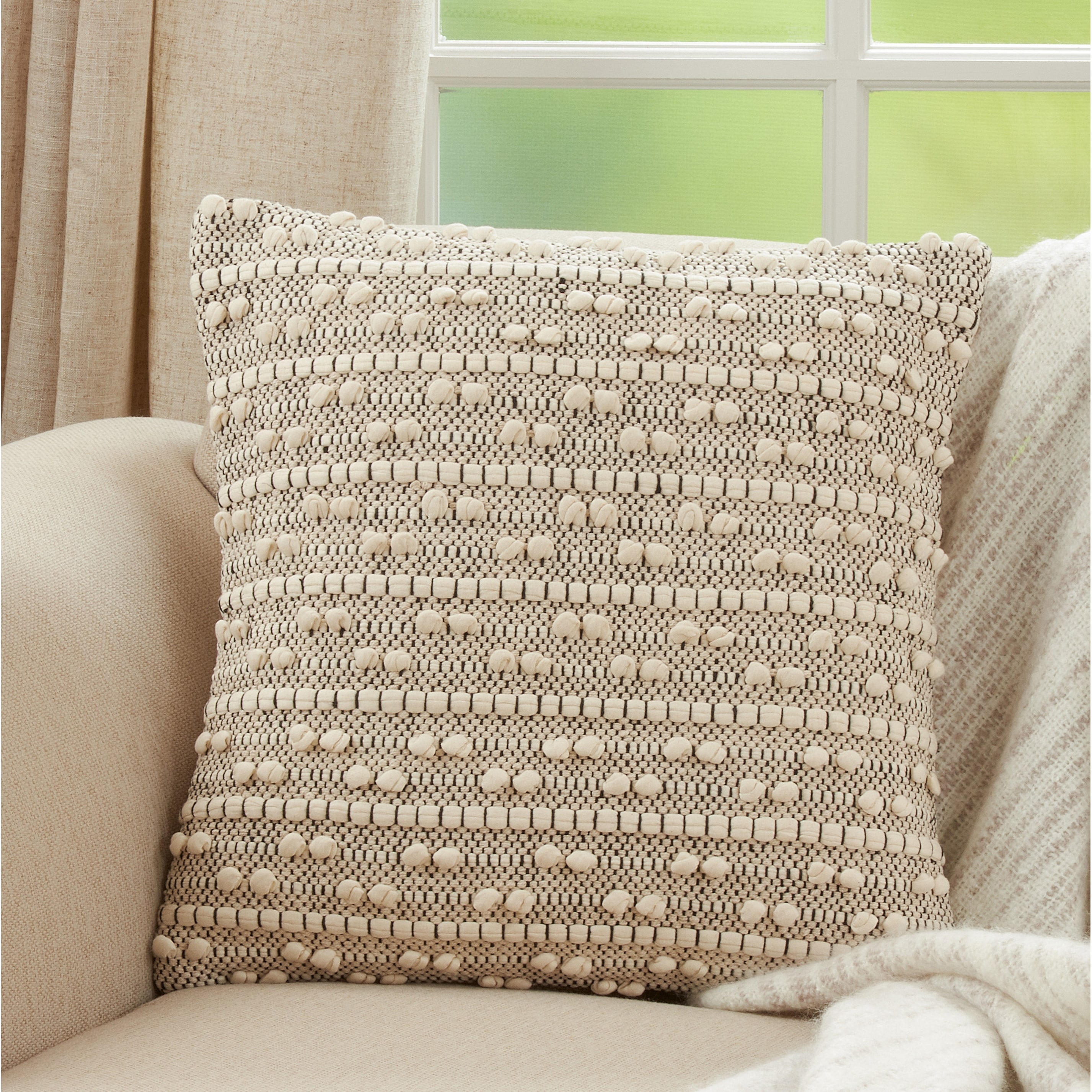Throw Pillow With Moroccan Design