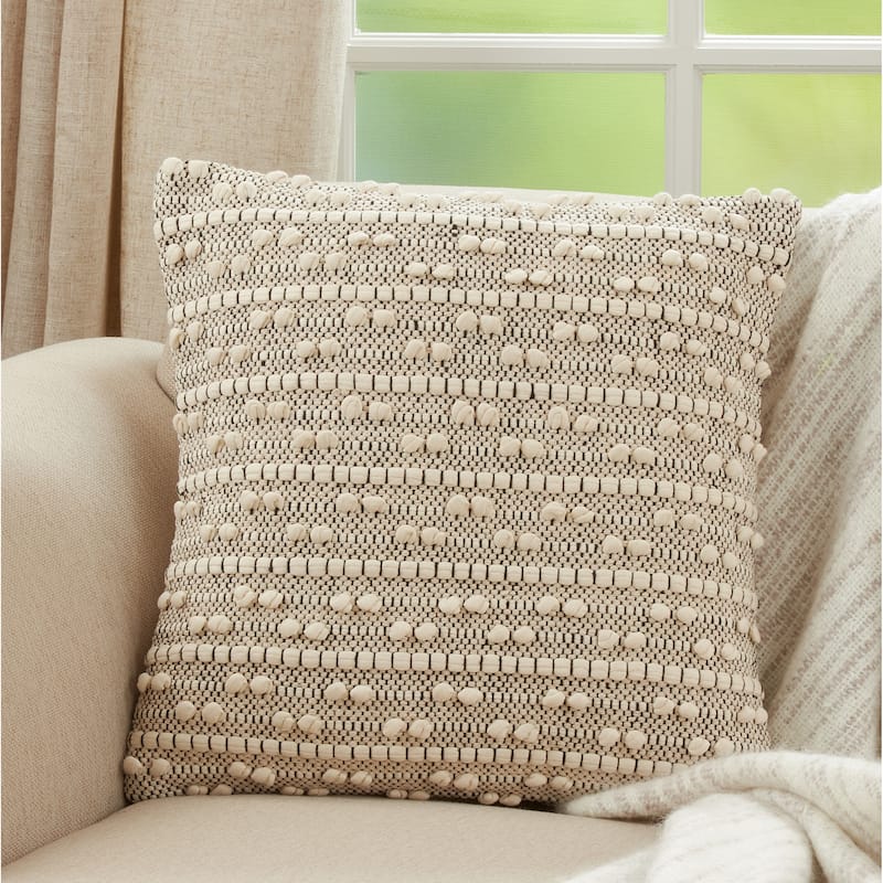 Throw Pillow With Moroccan Design