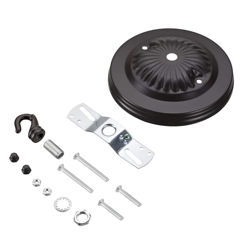 Aspen Creative Canopy Kit Chandelier & Light Fixture Accessories, Oil Rubbed Bronze - Oil Rubbed Bronze
