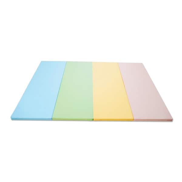 slide 2 of 8, Mirabell Play Mat, Pastels, 4 layers (78.7" x 39.4") - pastel pastel