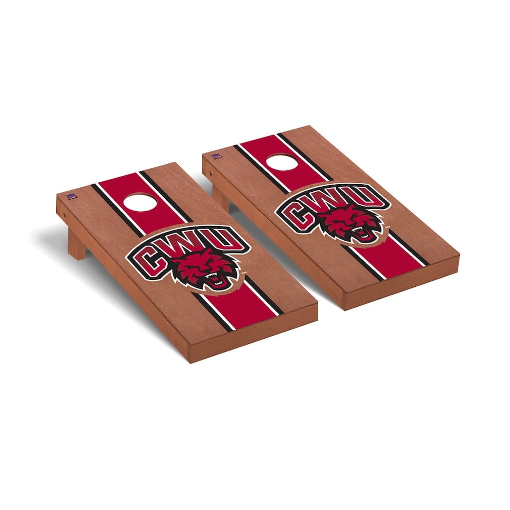 Central Washington Wildcats Rosewood Cornhole Board Set