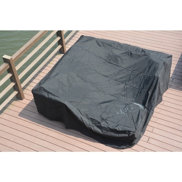 Plus Large 106 x 106 x 28-inch Square Dining Set Garden Patio Furniture Cover by Direct Wicker. Opens flyout.