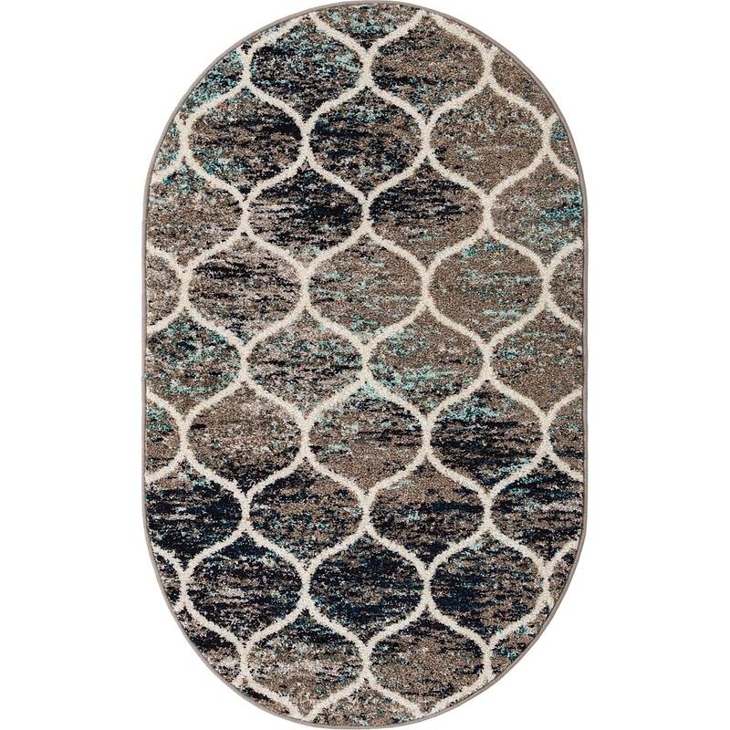 Contemporary Rosilan Collection Area Rug