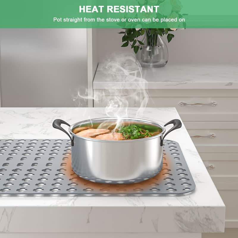 Silicone Sink Mat Sink Protectors for Kitchen Sink
