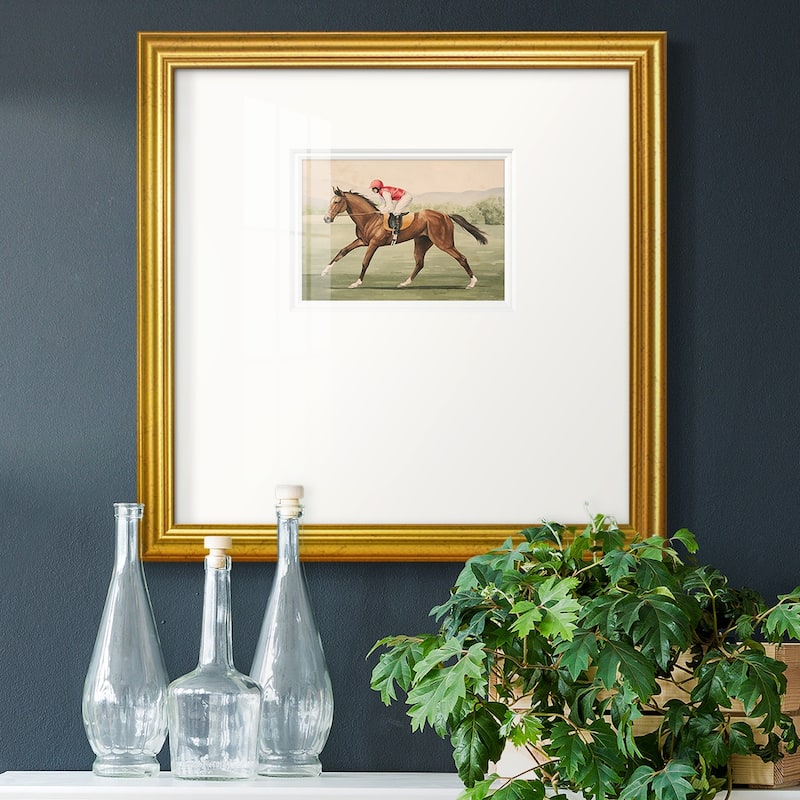 Vintage Equestrian IPremium Framed Print