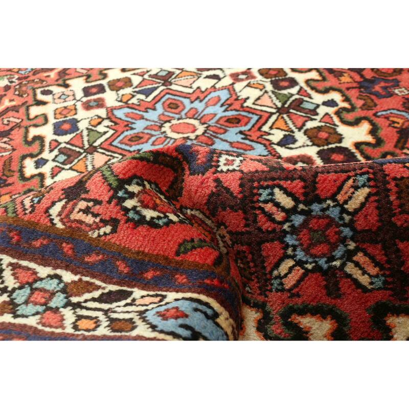 ECARPETGALLERY Hand-knotted Andelz Red Wool Rug - 3'2 x 4'9