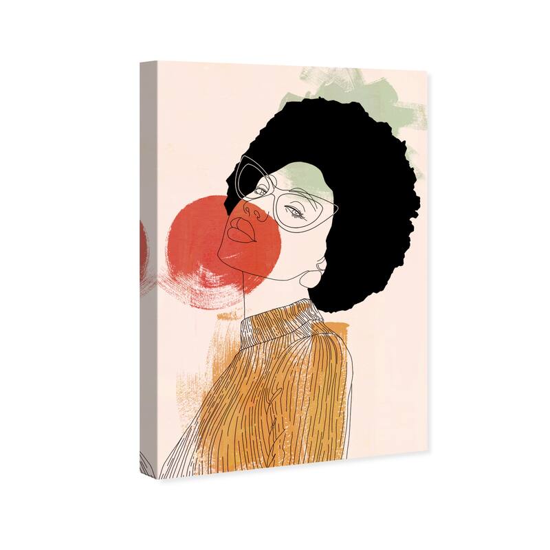 Wynwood Studio 'Her Lines' People and Portraits Wall Art Canvas Print