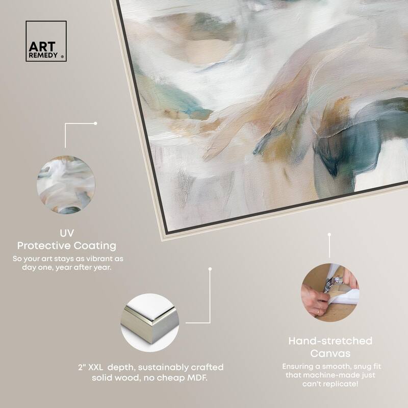 Whispering Colors IV Canvas by Art Remedy