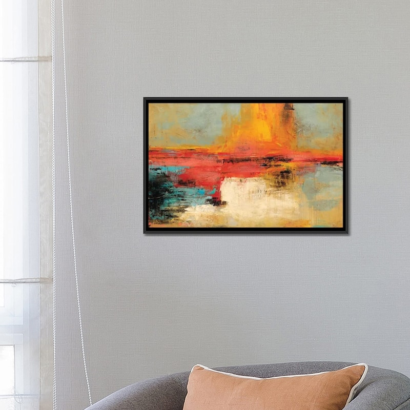iCanvas "Acertijo" by Nancy Villareal Santos Framed Canvas Print