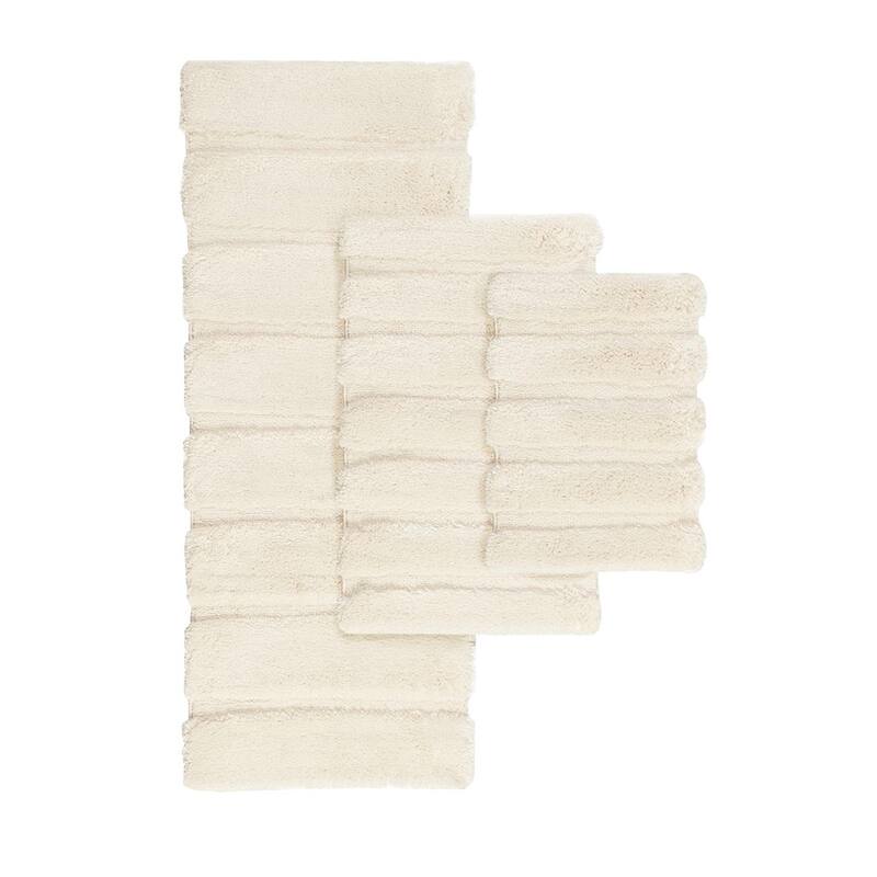 Madison Park Tufted Pearl Channel Solid Bath Rug