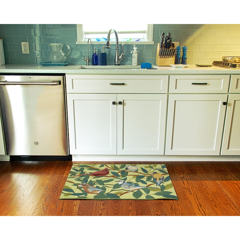 Liora Manne Esencia Birds Of A Feather Indoor/Outdoor Mat