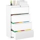 preview thumbnail 3 of 5, 4 Drawer Lateral Filing Cabinet with Lock for Home Office, Lockable Metal Wide Office File Cabinet for Letter/Legal/F4/A4