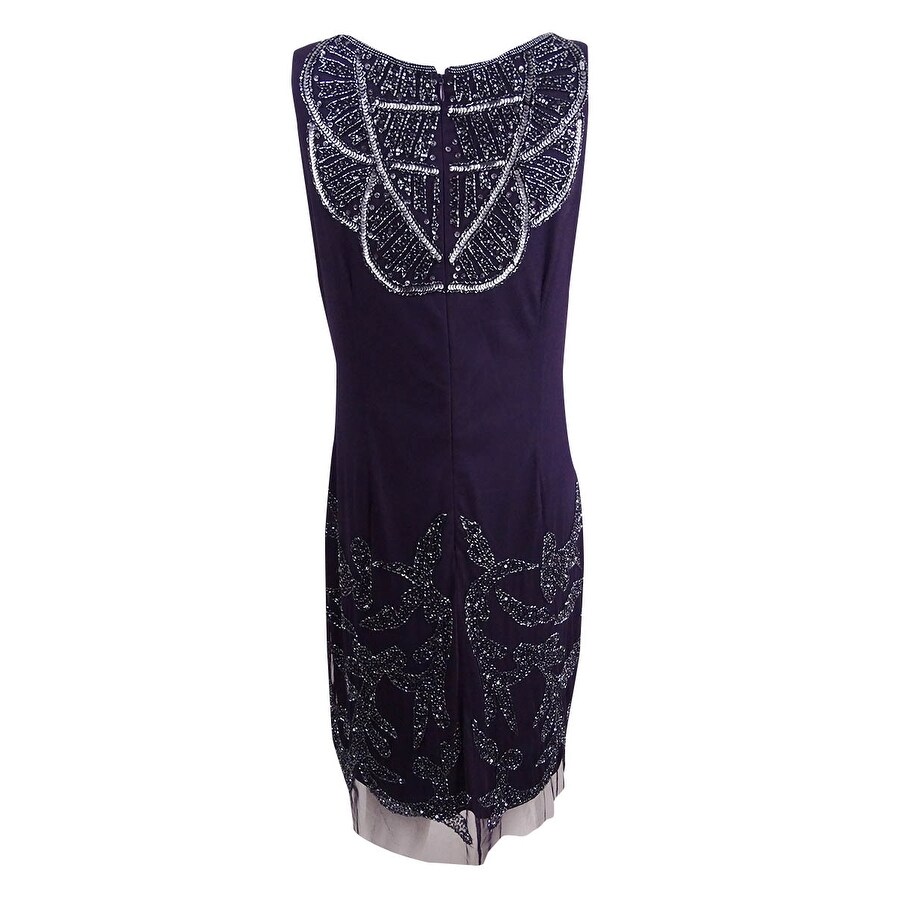 beaded sheath dress
