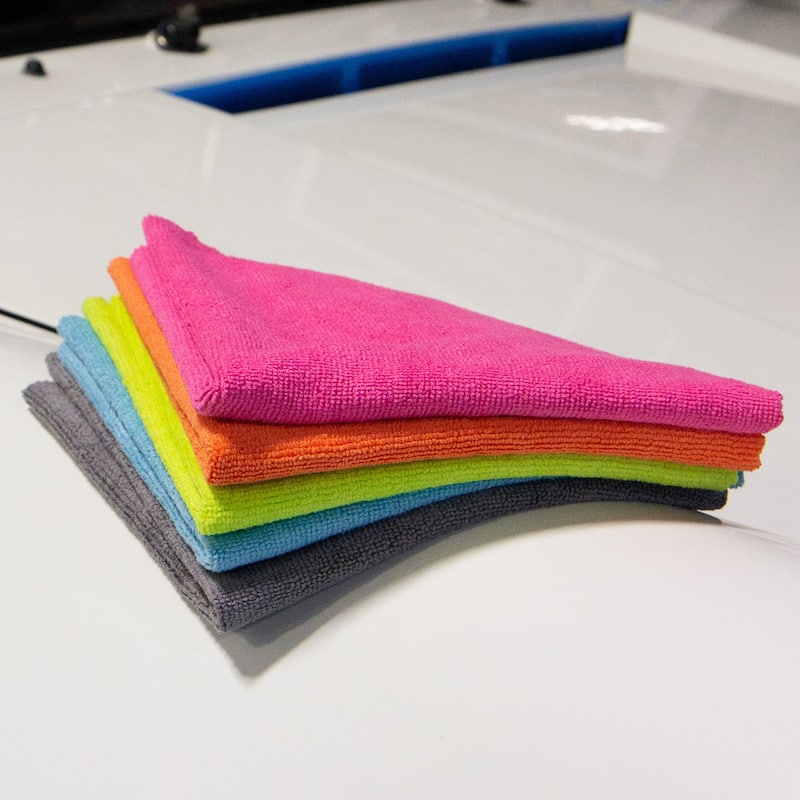 Arkwright Edgeless Microfiber 12-Piece Cleaning Cloths - 16x16
