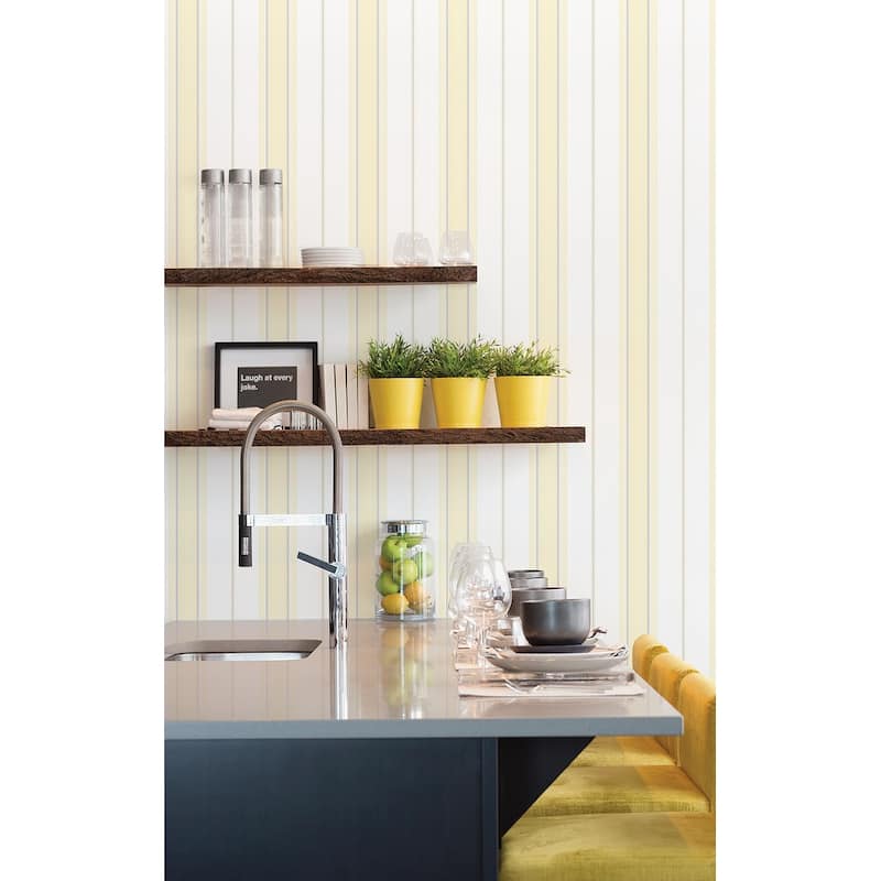 Galerie Wallcoverings Smart Stripes 2 Slim Stripe Vinyl on Non-Woven Matte Wallpaper Roll