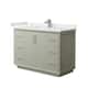 Option Light Green / White Quartz Top / Brushed Nickel