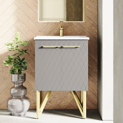 Swiss Madison SM-BV257 Annecy 24" Free Standing Single Basin Vanity