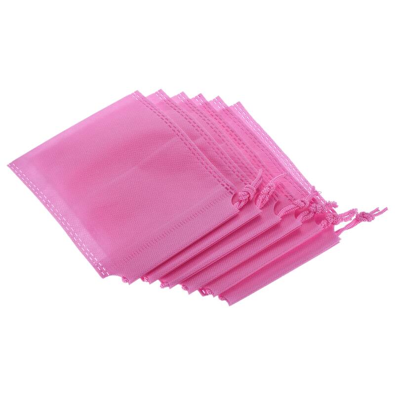 Single Drawstring Storage Bag Fiber Cloth, 6Pcs