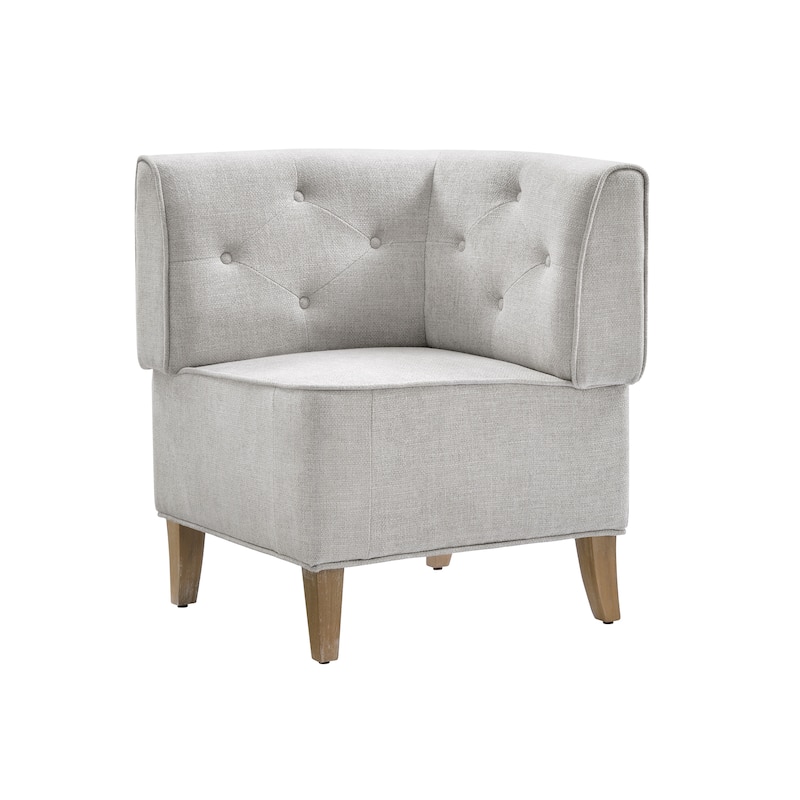 Allard Upholstered/Faux Leather Modern Farmhouse Nook Bench