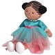 preview thumbnail 4 of 3, Tikiri Toys Kessie Fabric Baby Doll with Dark Skin & Hair 6 Months+
