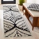 preview thumbnail 70 of 137, SAFAVIEH Handmade Capri Ilianka Wool Rug 2'3" x 11' Runner - Black/Ivory - Runner