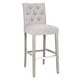 preview thumbnail 28 of 29, Carter 29" Button Tufted Bar Stool (Set of 2) Antique Gray Finish