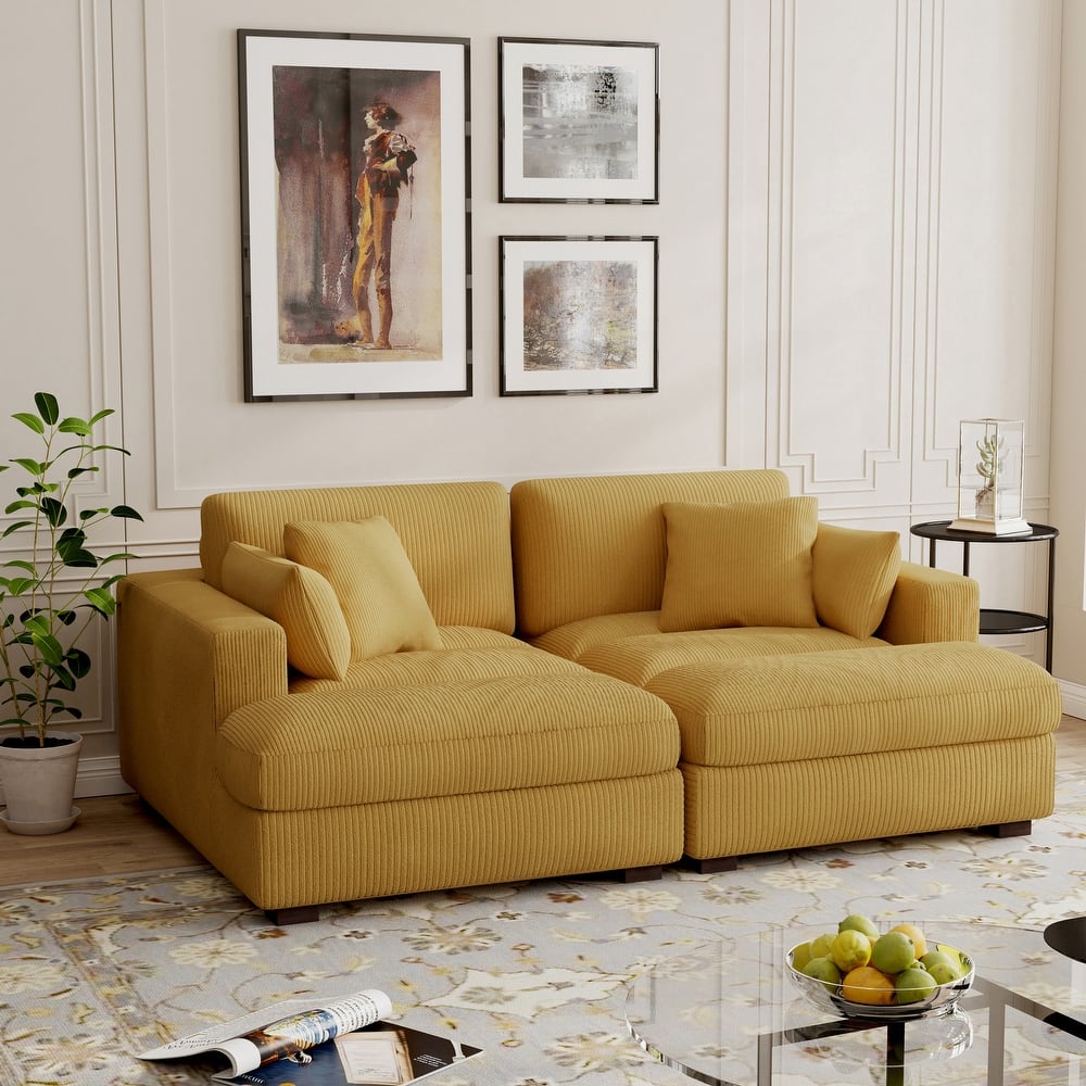 Modern Modular Sectional Sofa Chaise Couch Bed