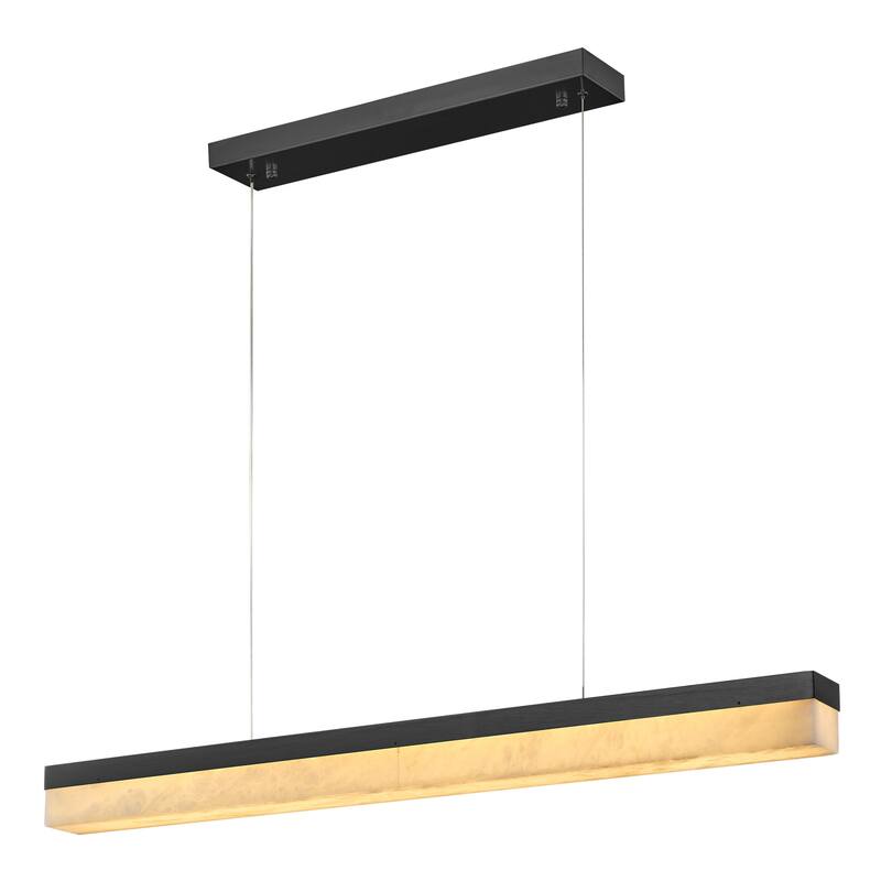 KAYLA Alabaster Pendant Light 1200 - 1800 Matte Black/Gold