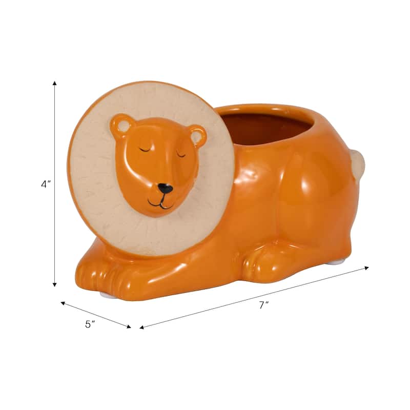 Sagebrook Home Planter, Novelty Animal Shape