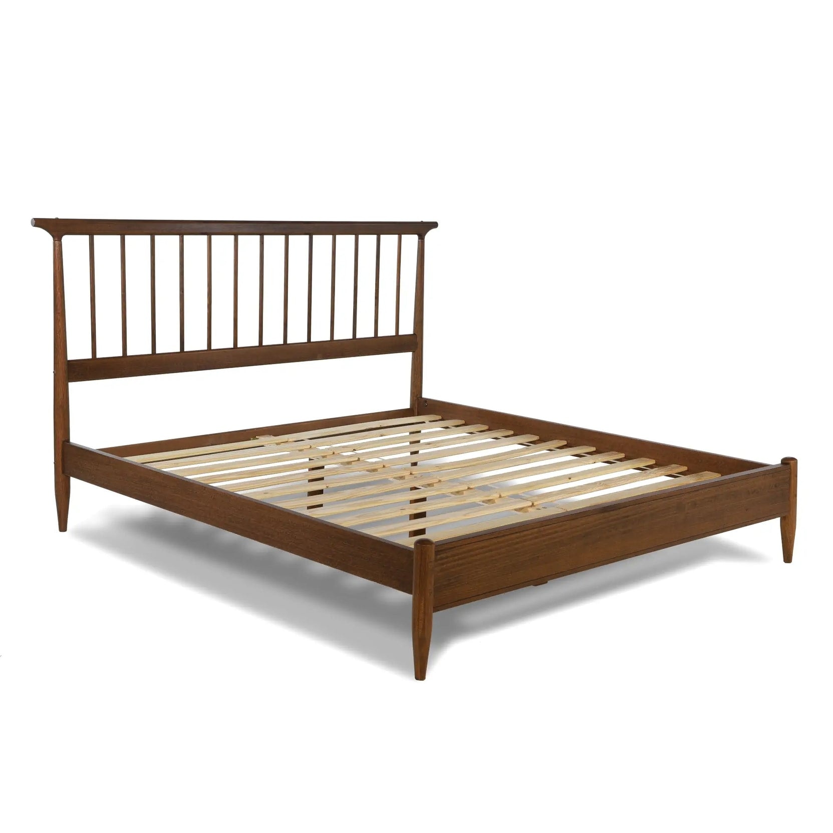 Grain Wood Furniture Mid Century Spindle Bed On Sale Bed Bath