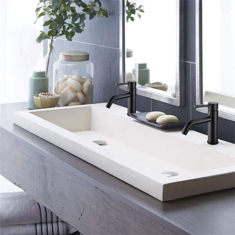 Single Hole Bathroom Faucet Single Handle Bathroom Sink Faucet Modern Basin Vanity Mixer Taps With Valve