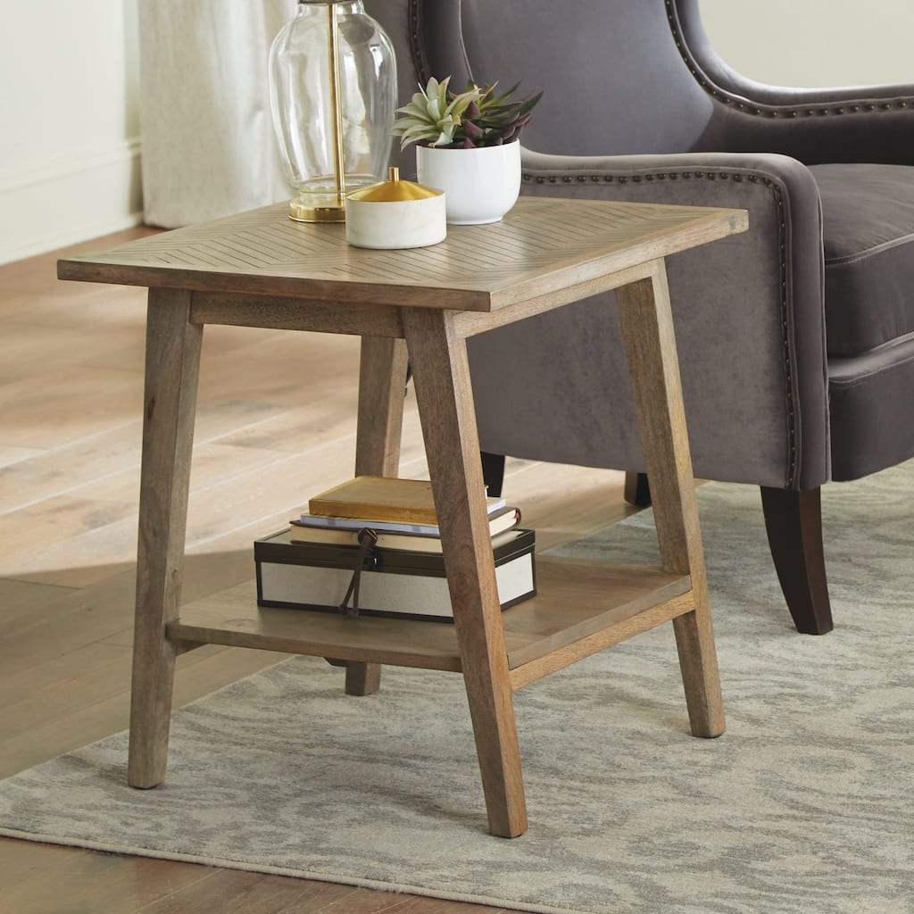 Steve Silver Minett Solid Mango Side Table